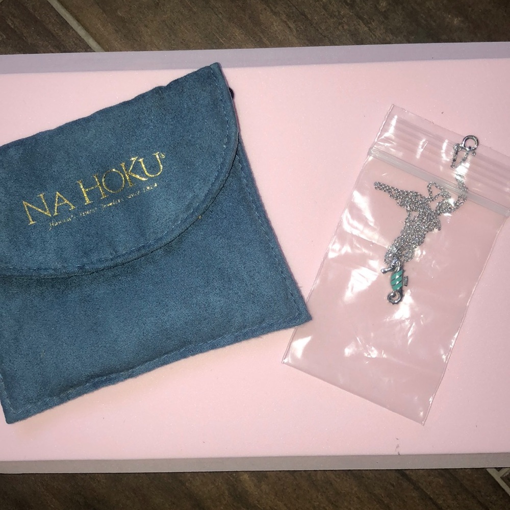 Authentic Na Hoku Sterling Silver Seahorse Pedant